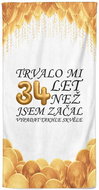 IMPAR Osuška Trvalo mi 34 let - Bath Towel