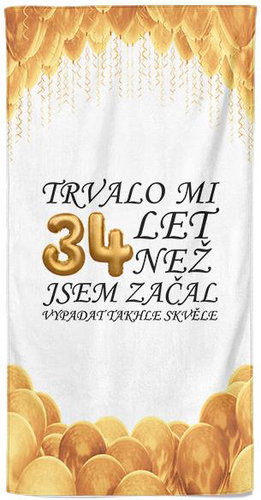 IMPAR Osuška Trvalo mi 34 let - Bath Towel - Main image