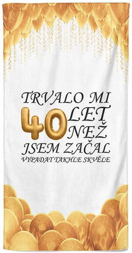 IMPAR Osuška Trvalo mi 40 let - Bath Towel - Main image
