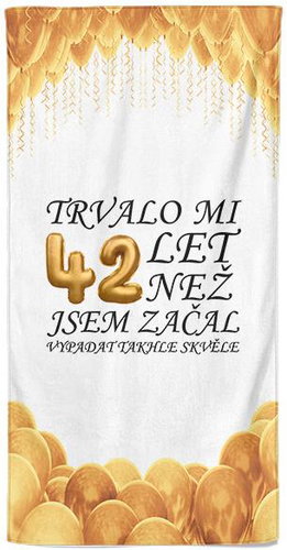 IMPAR Osuška Trvalo mi 42 let - Bath Towel - Main image