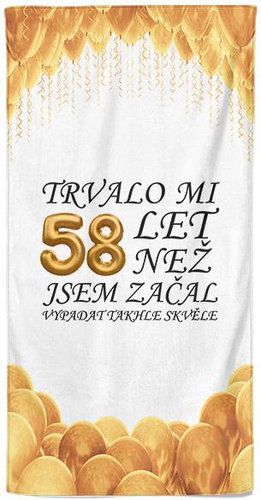 IMPAR Osuška Trvalo mi 58 let - Bath Towel - Main image