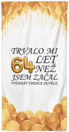 IMPAR Osuška Trvalo mi 64 let - Bath Towel