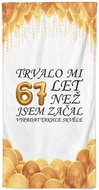 IMPAR Osuška Trvalo mi 67 let - Bath Towel