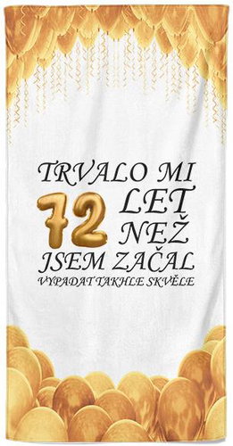 IMPAR Osuška Trvalo mi 72 let - Bath Towel - Main image