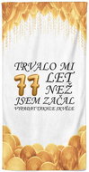 IMPAR Osuška Trvalo mi 77 let - Bath Towel