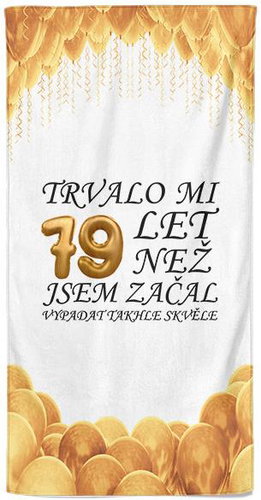 IMPAR Osuška Trvalo mi 79 let - Bath Towel - Main image