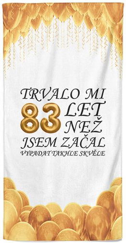 IMPAR Osuška Trvalo mi 83 let - Bath Towel - Main image