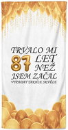 IMPAR Osuška Trvalo mi 87 let - Bath Towel
