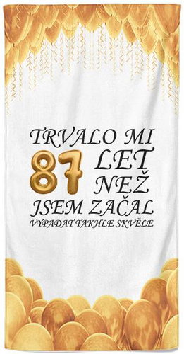 IMPAR Osuška Trvalo mi 87 let - Bath Towel - Main image