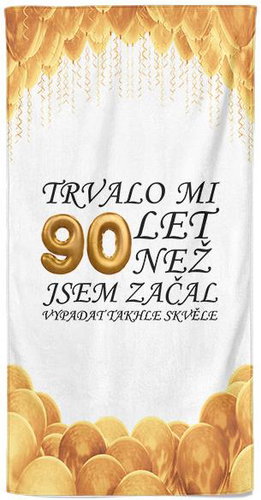 IMPAR Osuška Trvalo mi 90 let - Bath Towel - Main image