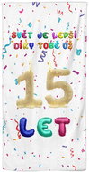 IMPAR Osuška Svět je lepší díky tobě už 15 let - Bath Towel
