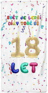 IMPAR Osuška Svět je lepší díky tobě už 18 let - Bath Towel
