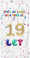 IMPAR Osuška Svět je lepší díky tobě už 19 let - Bath Towel