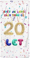 IMPAR Osuška Svět je lepší díky tobě už 20 let - Bath Towel