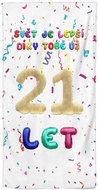 IMPAR Osuška Svět je lepší díky tobě už 21 let - Bath Towel