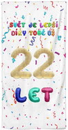 IMPAR Osuška Svět je lepší díky tobě už 22 let - Bath Towel