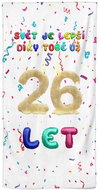 IMPAR Osuška Svět je lepší díky tobě už 26 let - Bath Towel