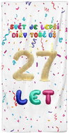 IMPAR Osuška Svět je lepší díky tobě už 27 let - Bath Towel
