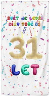IMPAR Osuška Svět je lepší díky tobě už 31 let - Bath Towel