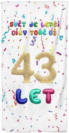 IMPAR Osuška Svět je lepší díky tobě už 43 let - Bath Towel