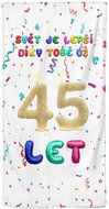 IMPAR Osuška Svět je lepší díky tobě už 45 let - Bath Towel