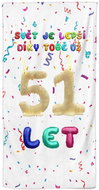 IMPAR Osuška Svět je lepší díky tobě už 51 let - Bath Towel