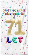 IMPAR Osuška Svět je lepší díky tobě už 71 let - Bath Towel