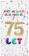 IMPAR Osuška Svět je lepší díky tobě už 75 let - Bath Towel