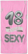 IMPAR Osuška Stále sexy – růžová - 18 let - Bath Towel