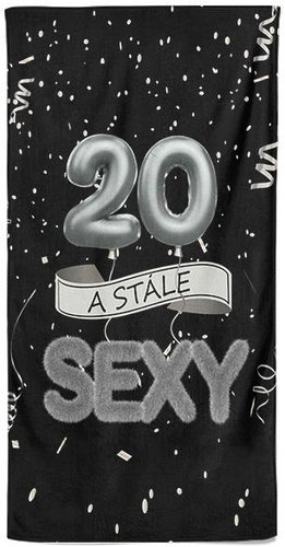 IMPAR Osuška Stále sexy – černá - 20 let - Bath Towel - Main image