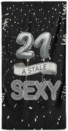IMPAR Osuška Stále sexy – černá - 21 let - Bath Towel