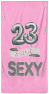 IMPAR Osuška Stále sexy – růžová - 23 let - Bath Towel