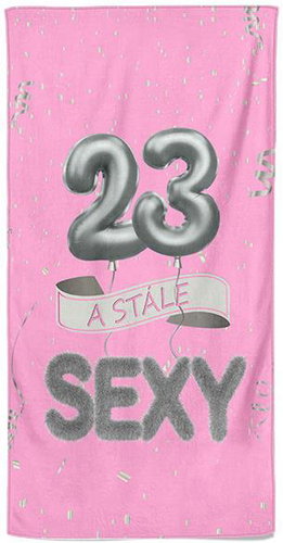 IMPAR Osuška Stále sexy – růžová - 23 let - Bath Towel - Main image