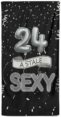 IMPAR Osuška Stále sexy – černá - 24 let - Bath Towel - Main image