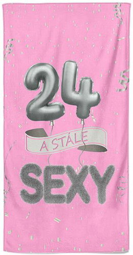 IMPAR Osuška Stále sexy – růžová - 24 let - Bath Towel - Main image