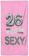 IMPAR Osuška Stále sexy – růžová - 26 let - Bath Towel