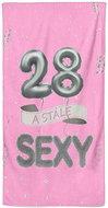 IMPAR Osuška Stále sexy – růžová - 28 let - Bath Towel