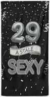 IMPAR Osuška Stále sexy – černá - 29 let - Bath Towel