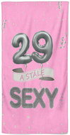 IMPAR Osuška Stále sexy – růžová - 29 let - Bath Towel