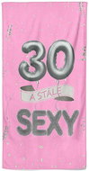 IMPAR Osuška Stále sexy – růžová - 30 let - Bath Towel