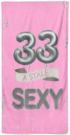 IMPAR Osuška Stále sexy – růžová - 33 let - Bath Towel