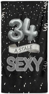 IMPAR Osuška Stále sexy – černá - 34 let - Bath Towel