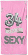 IMPAR Osuška Stále sexy – růžová - 34 let - Bath Towel