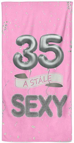 IMPAR Osuška Stále sexy – růžová - 35 let - Bath Towel - Main image