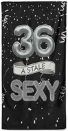 IMPAR Osuška Stále sexy – černá - 36 let - Bath Towel