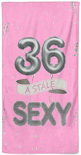 IMPAR Osuška Stále sexy – růžová - 36 let - Bath Towel - Main image