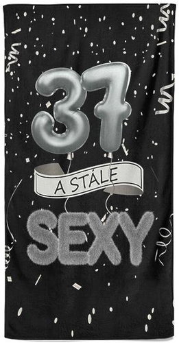 IMPAR Osuška Stále sexy – černá - 37 let - Bath Towel - Main image