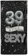 IMPAR Osuška Stále sexy – černá - 39 let - Bath Towel