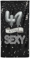 IMPAR Osuška Stále sexy – černá - 41 let - Bath Towel