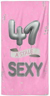 IMPAR Osuška Stále sexy – růžová - 41 let - Bath Towel